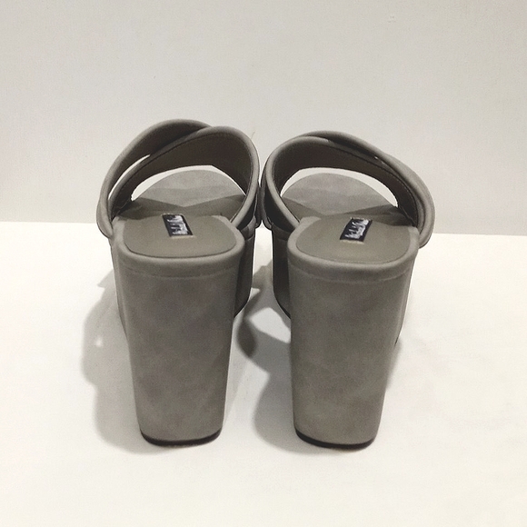 Michael Antonio Gimble Platform Dress Sandal Grey | 8.5 US - Picture 4 of 8